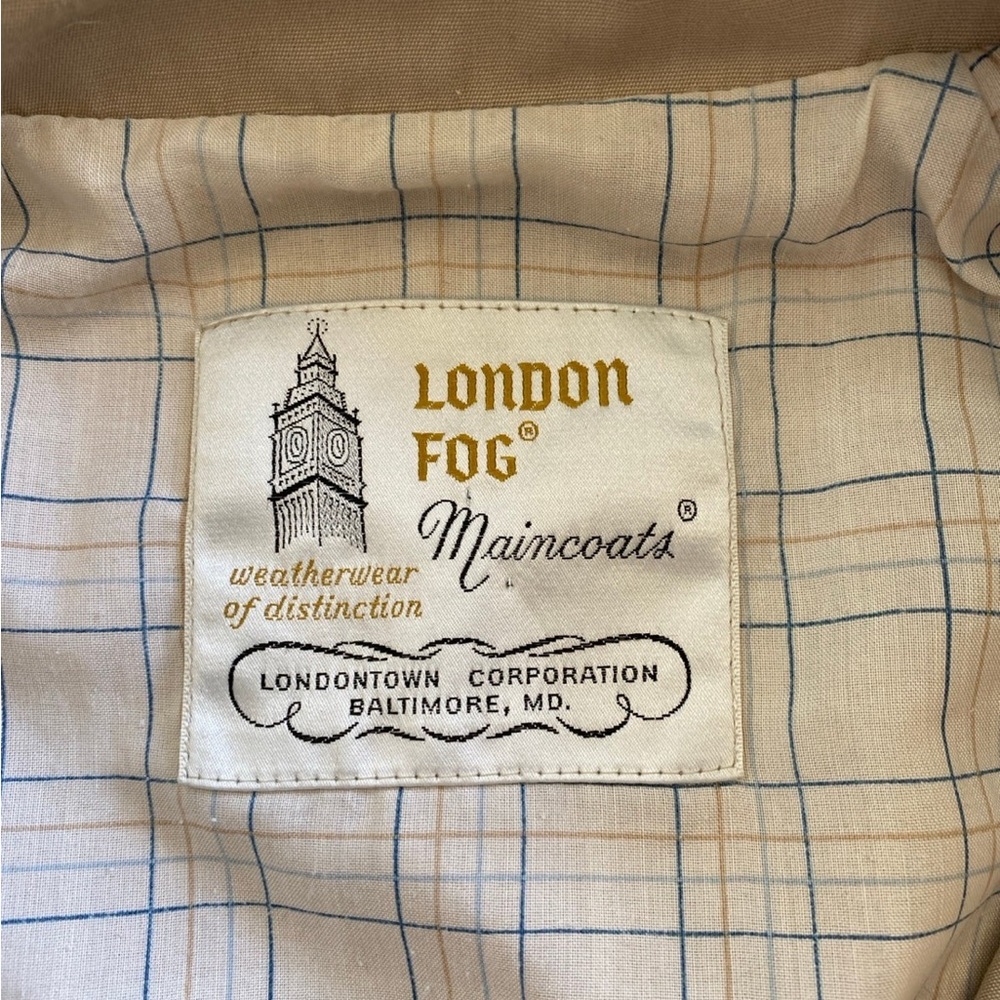 🎉HP🎉 London Fog Double Breasted Trench Coat - Picture 4 of 11